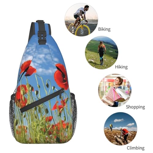 Bolso de Pecho Cruzado Deportivo Negro miniatura 6