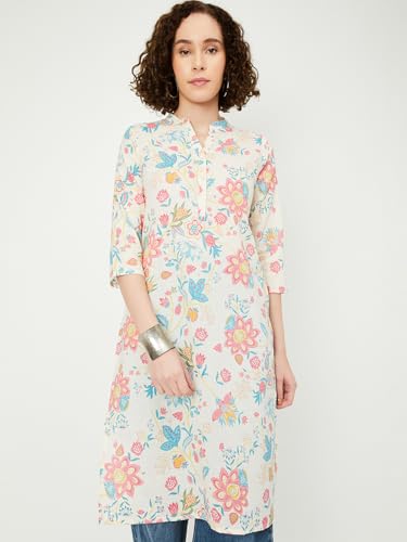 Image of Max Women's Cotton Regular Fit Casual Kurta
