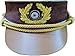 WW2 German Army General Visor Cap, Green and Brown, 7 1/4 inches