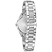 Bulova Ladies' Classic Sutton Stainless Steel 3-Hand Quartz Watch, Diamond Dial and Bezel with White Mother-of-Pearl Dial Style: 96R228
