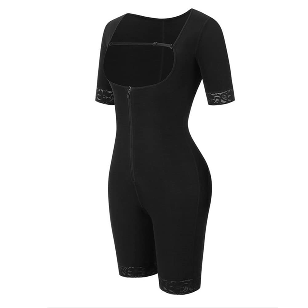 Generico Intimo Modellante in Lattice, Corsetto Post-Parto | Design A Forma Di U Che Solleva Il Seno, Appiattisce Efficacemente Laddome E Solleva I Glutei (Black 6XL)