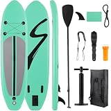 Tavola Sup Gonfiabile Adulti, 305 x 76 x 15 cm - Stand Up Paddle Board Gonfiabile con Grande Stabilità per Tutti I livelli Di Abilità, Per Yoga Touring Pesca, 200 kg