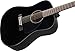 Fender CD-60 Dreadnought Acoustic Guitar - Black Bundle with Hard Case, Strap, Tuner, Strings, Picks, Instructional Book, Online Lessons, and Austin Bazaar Instructional DVD