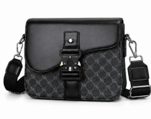 Sacoche noire mixte compacte 23x18cm pour ranger vos essentiels