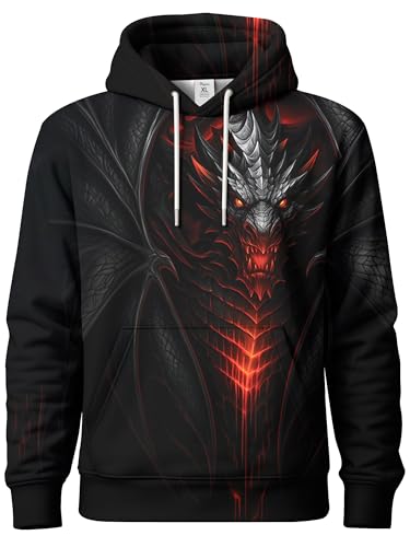 Image of PAGYMO Graphic Hoodies for Men Funny Novelty Pullover Hooded Sweatshirt