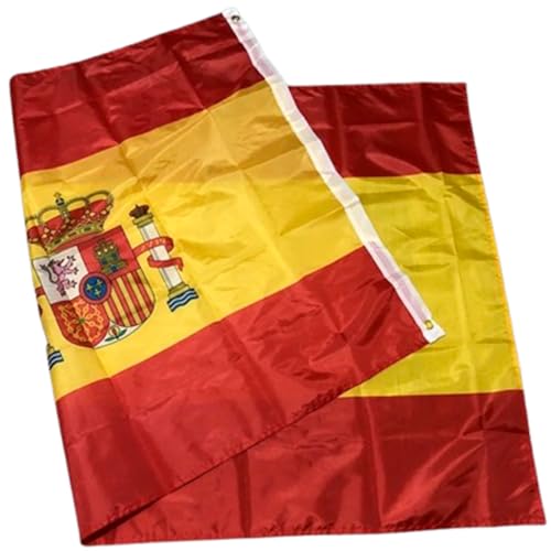 Bandeira Premium Espanha 90 x 150 cm Costura Reforçada