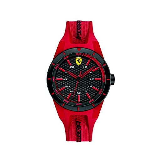Scuderia Ferrari Analog kvarts armbandsur med silikonarmband 0840005