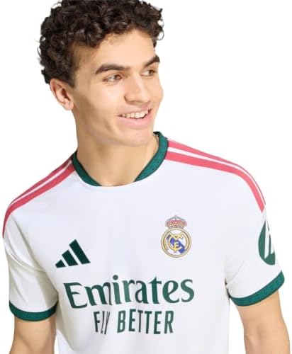 adidas Real Madrid 26/27 Home Soccer Jersey, White, 2X-Large — view 3