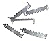 100 Large Sawtooth Picture Hangers No Nail 1-3/4" Nailess Zinc Plated for Hard and Soft Wood Frames
