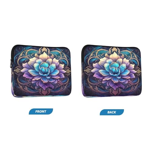Funda para portátil Mandala morado azul 13-14 pulgadas miniatura 2