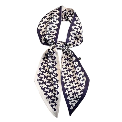 Image of Head Hair Scarf for Women,Silky Long Headscarf Purse Bag Scarfs for Handbag Fashion Satin Neck Scarves Accessories