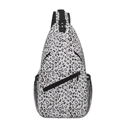 Sac à dos à bandoulière homme léger léopard petit format tendance