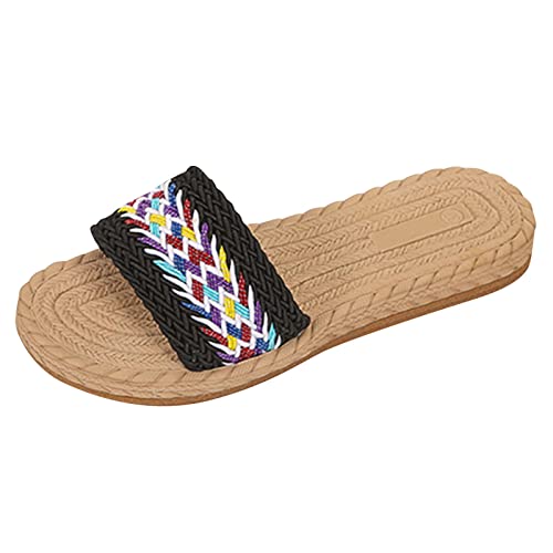 Preisvergleich Produktbild Eaylis Mode sandalen für damen,Römersandalen Sandaletten Hausschuhe Badeschuhe Ultraleicht Bequeme Sandalen Slip-On Peep Toe Sandalen Slingback Freizeit Wedge Sandal Frauen mädchen Sommerschuhe