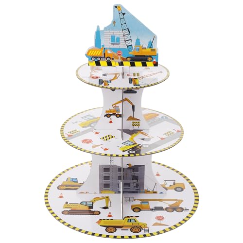 Alzata per cupcake a 3 livelli con cassone