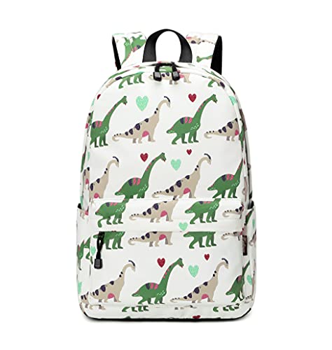 Wadirum Bolso Adorable para Libros Escolares para niños Mochila Liviana para niños Dinosaurio Cover