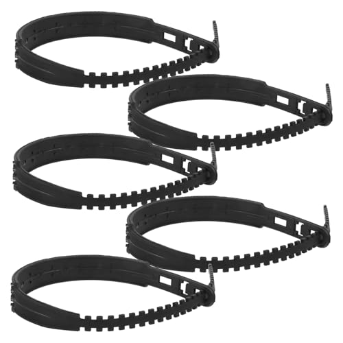 SOLUSTRE Tire Chains for Cars 5 Pack Winter Chains Anti-slip Durable for Icy Roads