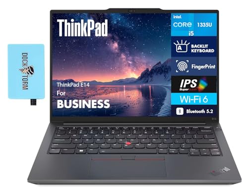 Lenovo ThinkPad E14 Laptop 14" i5-1335U 16GB 512GB SSD miniatura 1