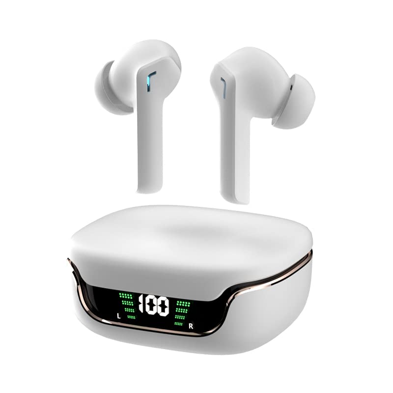 Aqua Arcade Wireless Earbuds, LED Display, Next Generation with Advanced Design, Premium Quality Sound, Bluetooth 5.3, TWS Technology, IPX5 Waterproof, Noise Cancelling
