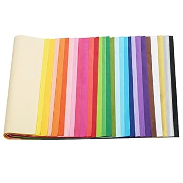 AMAZON - 84 Sheets (20″ x 26″) Tissue Paper for Gift Bags, 28 Assorted Colored Tissue Paper for Gift Wrapping, Tissue Paper Bulk for Packaging, Rainbow Colorful Tissue Paper for Crafts & Art Projects