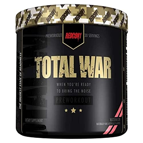 Redcon1 Total War Pre-Workout Powder - Watermelon, 441 grams