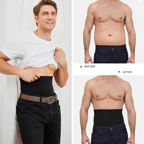 Arjen Kroos Men's Slimming Boxers High Waisted Compression Shapewear Underwear Tummy Control Boxer Briefs with Open Fly3