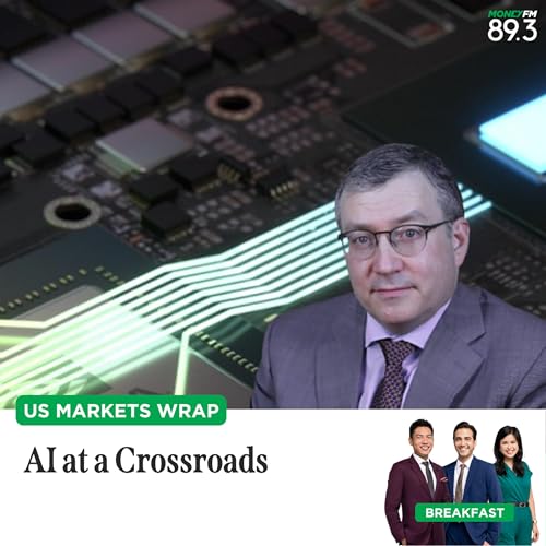 US Markets Wrap: AI at a Crossroads Podcast Por  arte de portada