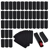 PH PandaHall 50pcs Cajas de Papel Kraft para Lápiz Labial 2.9 x 2.9 x 8.6cm Cajas de Embalaje Negras para Botellas de Lápiz Labial y Aceite Esencial para Regalo DIY