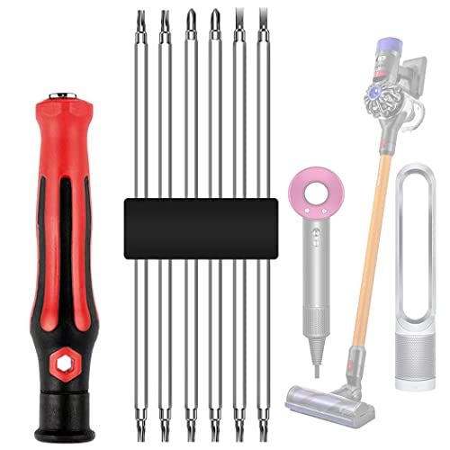 Moupaa Jeu de tournevis multifonctions 6 en 1 pour aspirateur Dyson V6/V7/V8/V10/V11/DC50 Cover