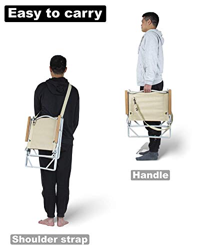 Iclimb 2 Ultralight Low Beach Chair With 1 Beach Table Bundle For Couple Beach Camping #TOP4