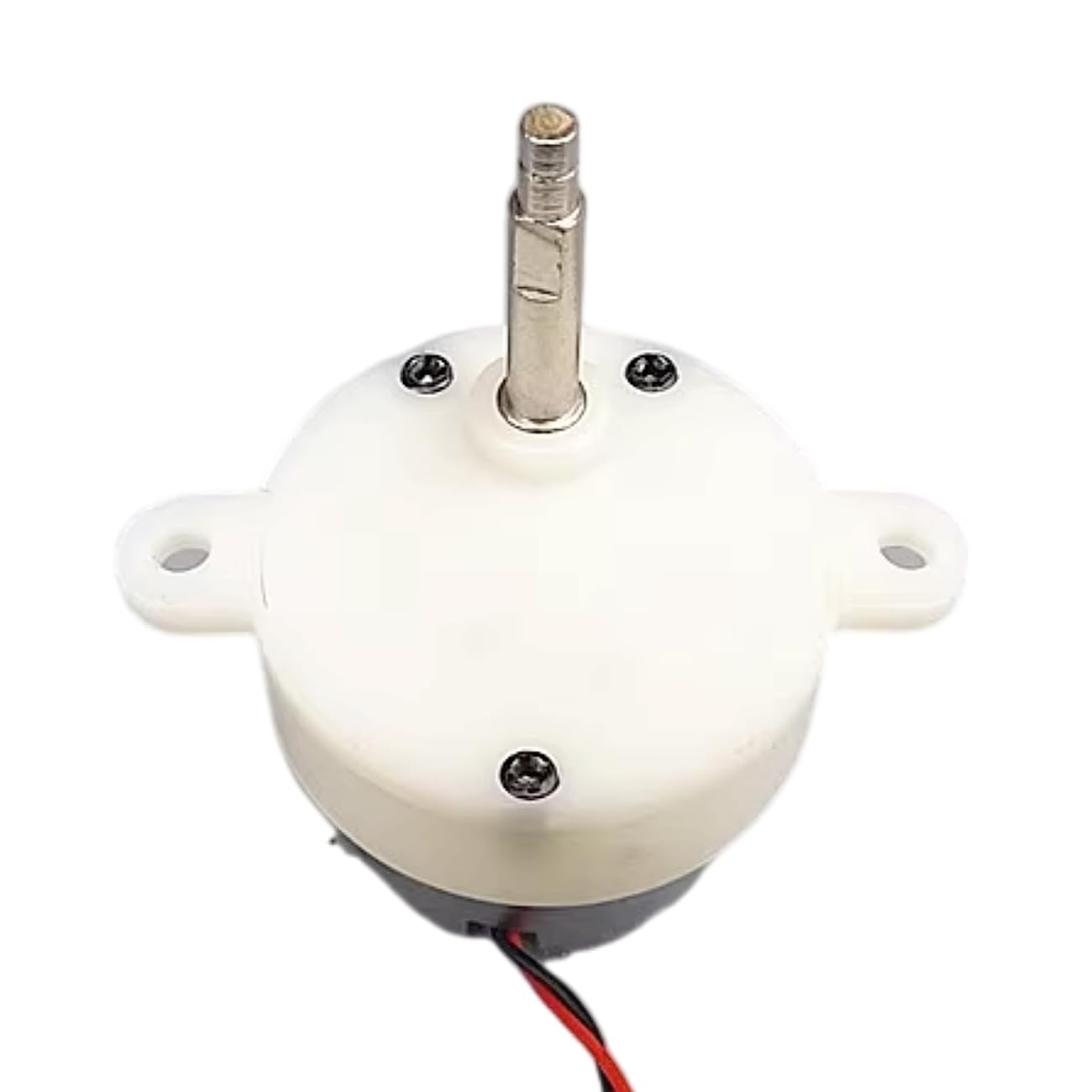 CHANCS Mini motor reductor de CC 6 V 7 RPM eje 20.3 mm para luz de bola mágica