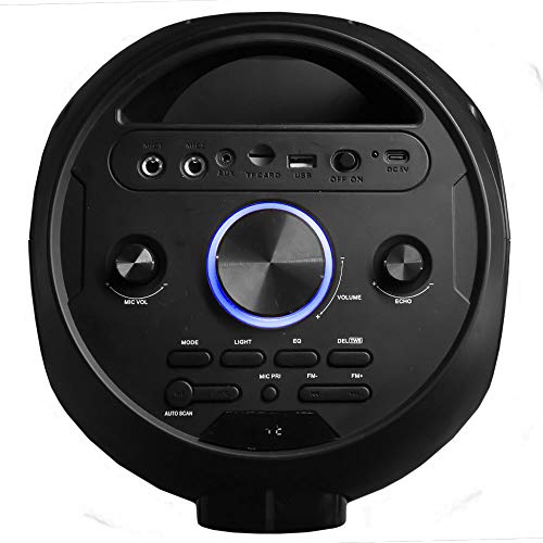 Caixa de Som BOMBER Party 800 Bluetooth Super Potência 50 Watts RMS - Bomber