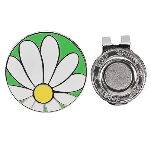 Clips para Sombrero G-olf - Soporte para Marcador de Bola G-olf de aleación de Zinc, Duradero y extraíble Que se Conecta fácilmente a los Sombreros C-aps Cinturón, para marcar la posición de l(3)