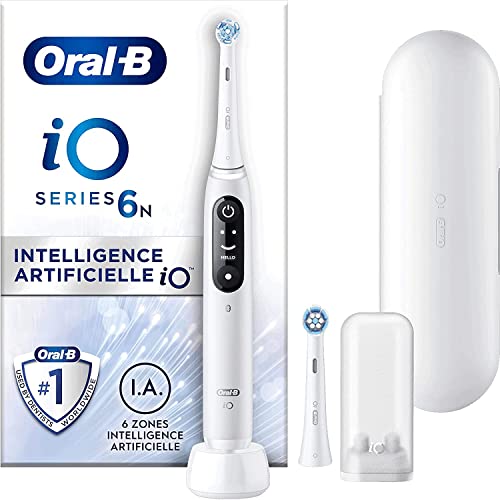 Oral-B iO 6N brosse à dents électrique connectée bluetooth blanche ou noire - 2
