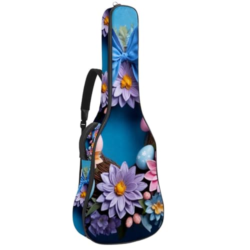 Housse guitare acoustique imperméable pour modèle 40/41 pouces avec poches
