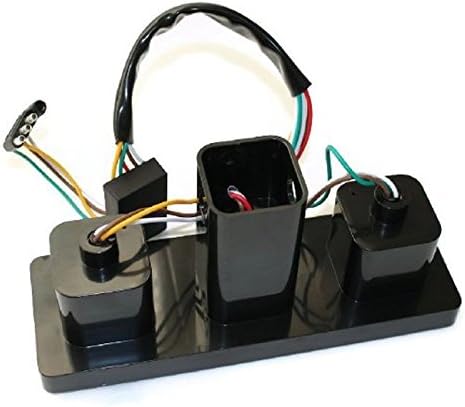 Light-Up Rectangular Trailer Hitch Receiver Cover Brake Tail Turn Light 3-in-1- fits 2" Hitches