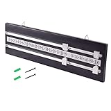 BILXXY Snooker Scoreboard Billard Scoreboard, Holz Billard Poolzubehör Club Party Spielbedarf, Schwarz