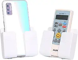 Suporte Multiuso De Parede Para Celular E Controle Remoto Sem Furos Material Premium - TYDA (CINZA)