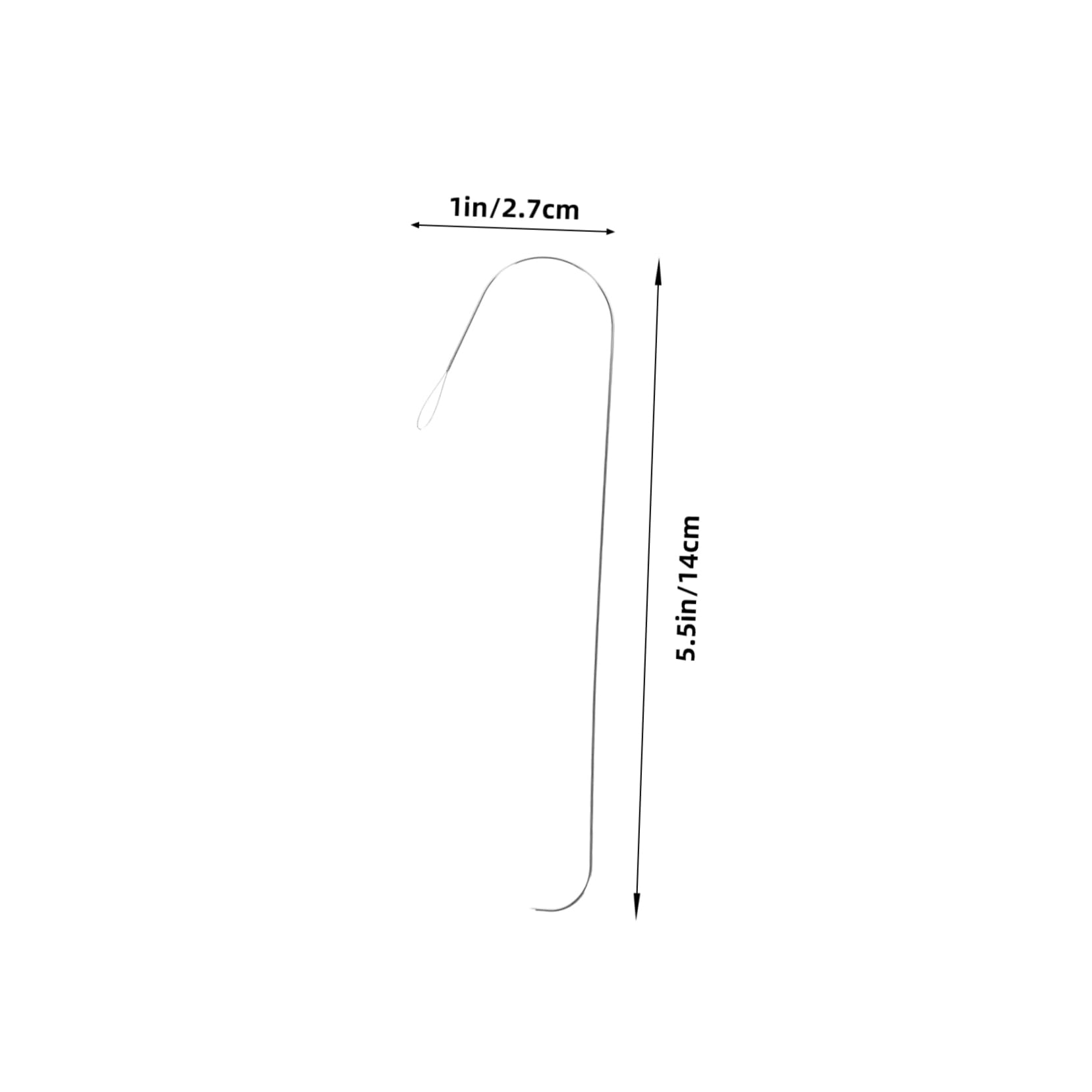 Gogogmee Convenient Beading Tools 6 Pack Big Eye Metal Bead Threaders for DIY Jewelry Making Necklace Bracelet