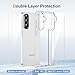 ORETECH for Samsung Galaxy A36 Case, Samsung Galaxy A56 Phone Case, and 2 Pack Screen Protector, Anti Yellowing Ultra Slim Thin Shockproof Transparent Back Protective Cover - Clear