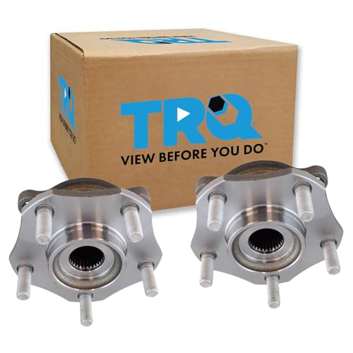 Image of TRQ Front Left and Right Wheel Bearing and Hub Assembly Set 2 Piece Compatible with 2014-2023 Nissan Rogue 2017-2022 Rogue Sport