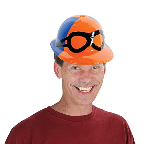 image for Beistle 12 Piece Assorted Color Novelty Plastic Jockey Helmets For Der