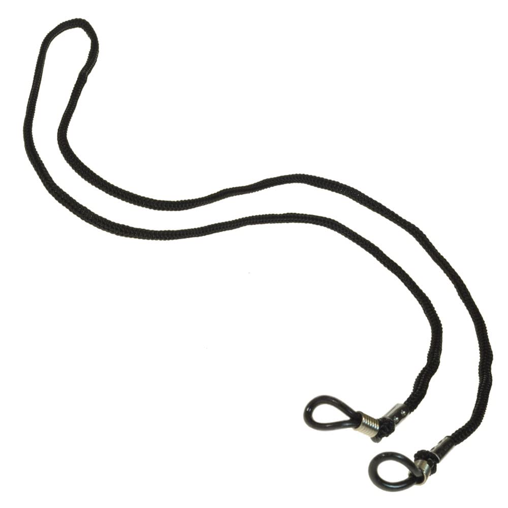 Badical Unisex Black Looped Eyeglasses/Sunglasses/Spectacles Neck Cord Holder Lanyard, 1 Single