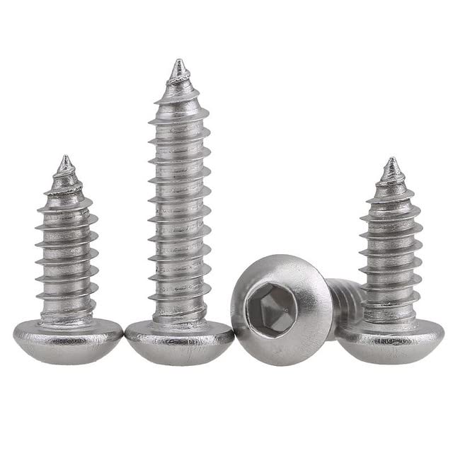 Tornillos métricos M6 x 60 mm acero inoxidable 6 pcs miniatura 3