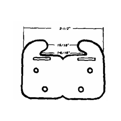 United Abrasives WP-8814C Drawer Slide, 2-1/2