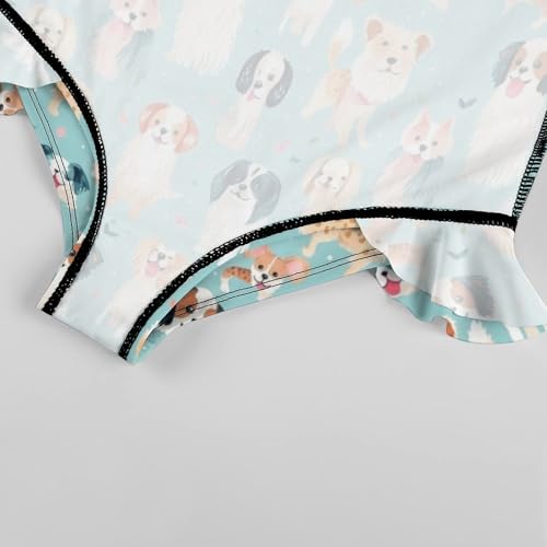 Image of Girls One Piece Swimsuit Swimwear Bathing Suits 3-12 Years