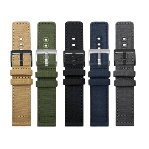 Correas de reloj de nailon reforzado con acabados de alta costura y costuras perimetrales 3