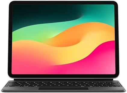 Apple Magic Keyboard: iPad Keyboard case for iPad Pro 11-inch (1st, 2nd, 3rd, 4th gen) and iPad Air (4th, 5th gen, and M2), Great Typing Experience, Built-in trackpad, US English - Black