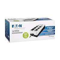 Eaton 3S 550 DIN - Unterbrechungsfreie Stromversorgung (USV) - 550 VA mit Überspannungsschutz (6 DIN Ausgänge, Überspannungsschutz, Schalldämpfer) - Weiß & Schwarz (3S550D) – Ansicht 6