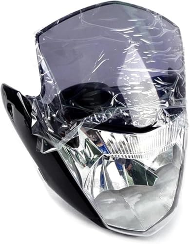 Phare de moto YBR 125 K optique avant JYM125-7 kit complet noir