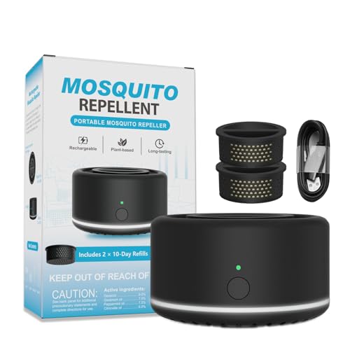 Mosquito Repellent Outdoor Patio, Portable Repellent Device Plant-Derived Mosquito Repeller,...